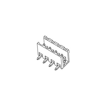 Molex 5.0Mm Euro Header Ra Oe Blk 5Ckt 395220005